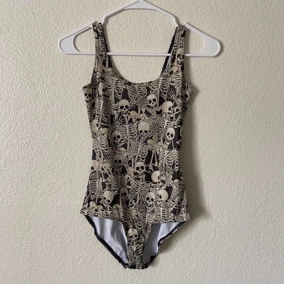 BlackMilk Funny Bones Swimsuit - Picture 2 of 6